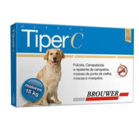 Tiper C para Cães acima 15kg com 1 pipeta